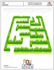 anaokulları için Labirent Bulmaca